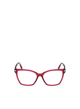 TOM FORD 女士太阳镜 FT5812074 SS2026 红色 徽标平光镜
