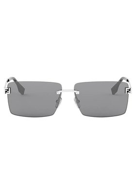 FENDI 男士眼镜 18PK59K0A16093 SS2025 银色 Fendi Sky Sunglass