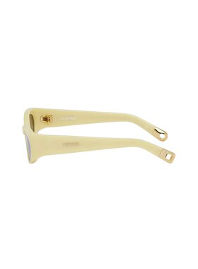 JACQUEMUS 男士太阳镜 JAC4C4SUNYELLOWYELLOWGOLD