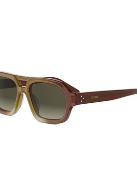 CELINE 男士眼镜 CL40336U47F CO 绿色 全框太阳镜