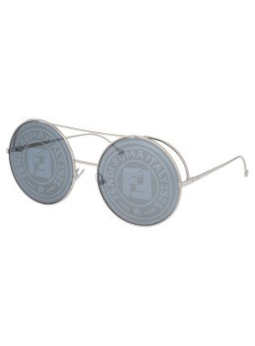 1h可退 FENDI 女士太阳镜 FF0285S0IHMD AW2025 黑色 FENDI WOMEN