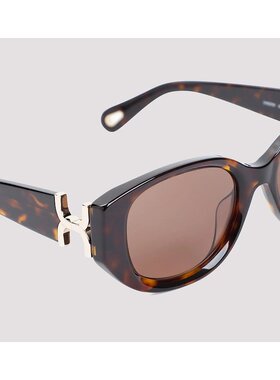 1h可退 CHLOÉ 女士眼镜 CH0237SK004 AW2024 花色 徽标太阳镜