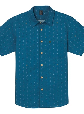 1h可退 mont-bell 男士T恤 21047891 CO 蓝色 TAKE Shirt Men's