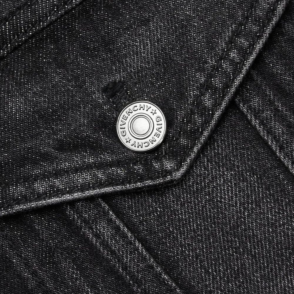 香港直邮givenchy经典标语印花牛仔 天猫国际香港直购夹克