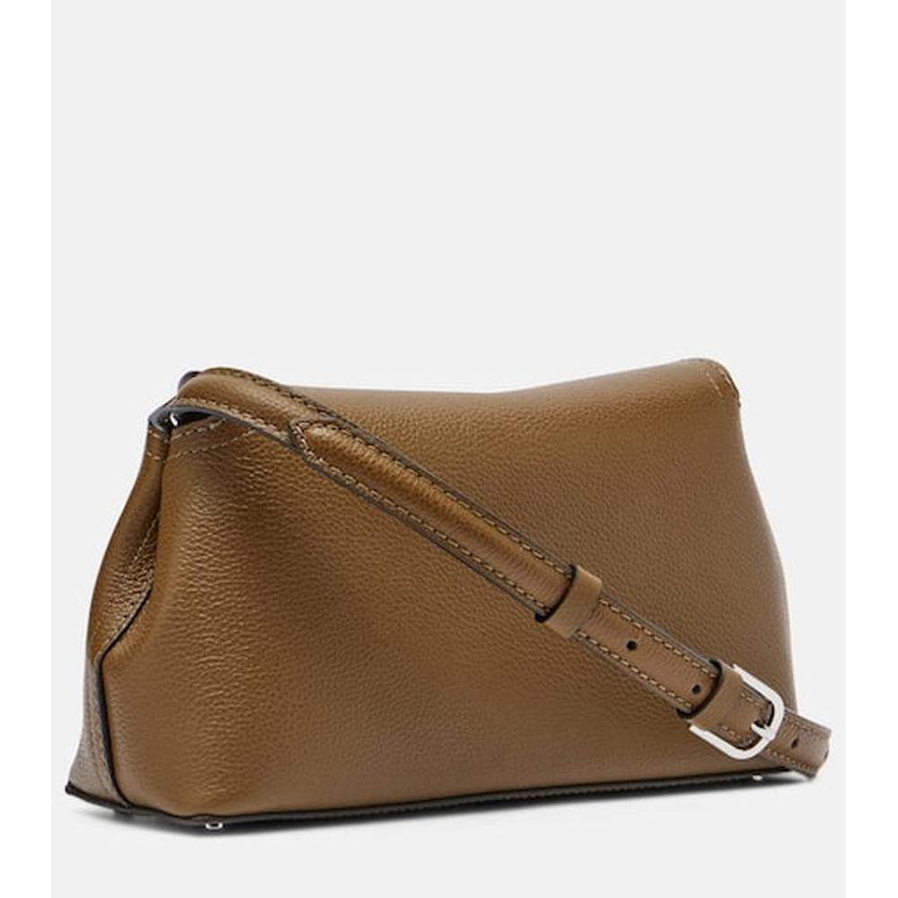 1h可退 潮奢 toteme 女士 T-Lock 皮革手包 brown棕色 舒适时尚,淘宝优惠券,粉丝福利购,淘宝优惠卷