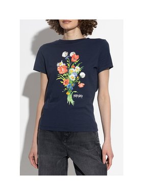 KENZO 女士T恤 FF62TS2574SO77 AW2025 蓝色 KENZO women's T-shi