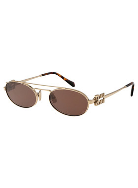 MIU MIU 女士太阳镜 0MU54ZSZVN70D SS2025 金色