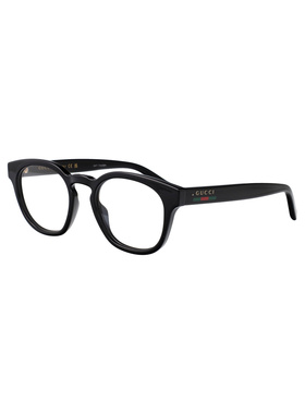 GUCCI 男士眼镜 GG1859O001 SS2025 白色 圆框平光镜古驰