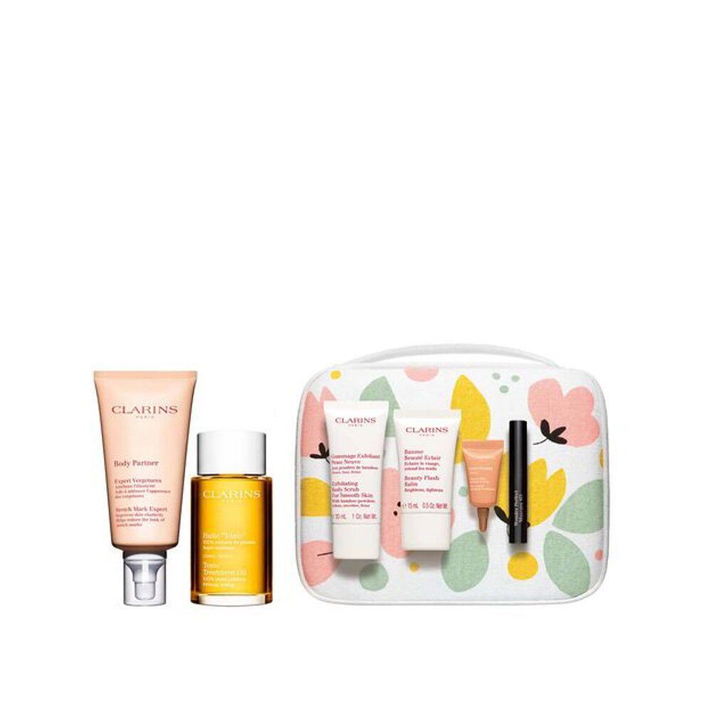 香港直邮clarins准妈妈套装身体乳 天猫国际香港直购身体护理套装
