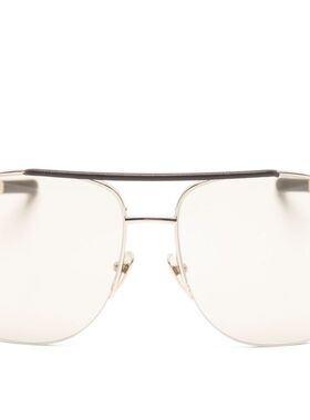 GUCCI 女士眼镜 861000I33308023 CO 白色 Gold navigator sungla