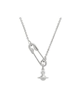 VIVIENNE WESTWOOD 男士项链 8050889973577 CO 银色吊坠