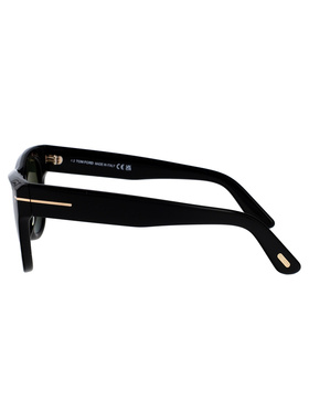 TOM FORD 男士太阳镜 FT130401N AW2025 黑色 全框太阳镜