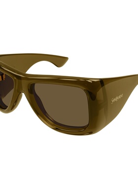 SAINT LAURENT 男士眼镜 SL902HOWL004 SS2026 棕【付后1h可退】