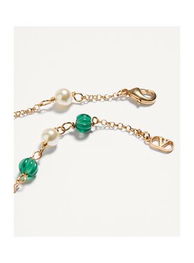 VALENTINO 男士项链 YJ0AL1IKXALS AW2025 花色 Vlogo项链吊坠