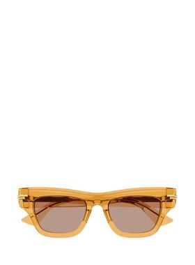 BOTTEGA VENETA 女士眼镜 BV1122S007 AW2023 黄色