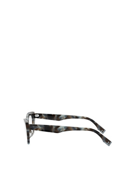 FENDI 女士眼镜 FE50067I056 AW2024 白色 几何框平光镜