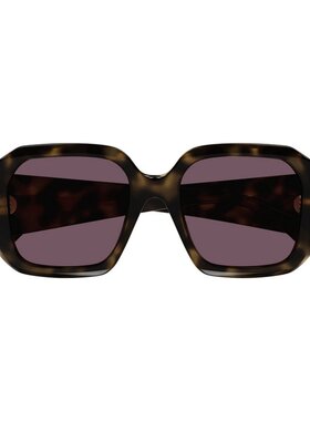 1h可退 CHLOÉ 女士眼镜 CH0300S002 SS2026 紫色 几何框太阳镜