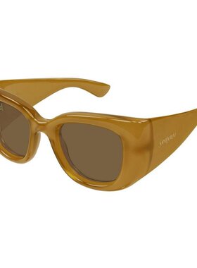 SAINT LAURENT 女士眼镜 SL903HOWL008 SS2026 棕色