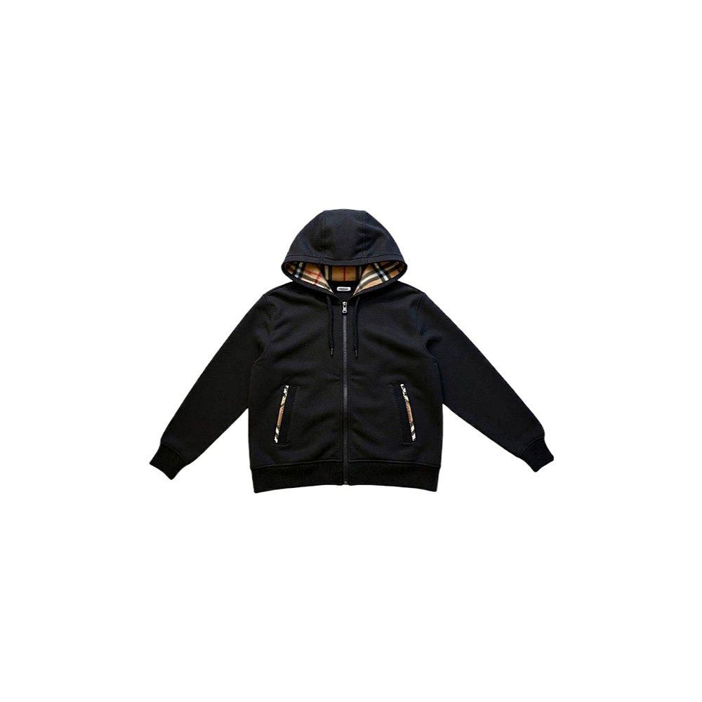 BURBERRY 女士外套 81124711 AW2025 黑色 连帽卫衣,淘宝优惠券,粉丝福利购,淘宝优惠卷