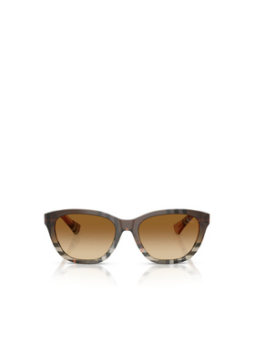 BURBERRY 女士眼镜 BE4486420213 SS2026 棕色 几何框太阳镜