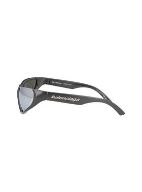 BALENCIAGA 男士太阳镜 BB0202S002 AW2025 灰色 Sunglass