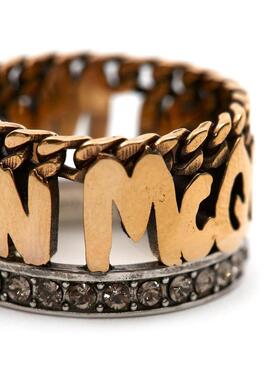 1h可退 奢淘 Alexander McQueen 涂鸦戒指 女 734763J160T配饰