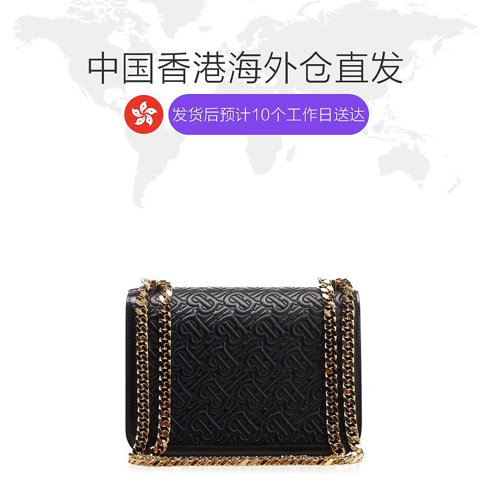 香港直邮burberry巴宝莉黑色单肩包 天猫国际香港直购女士包袋