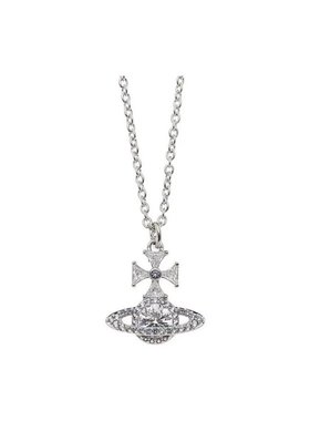 Vivienne Westwood 西太后 原创个性设计 黄铜 项链 女款 银色