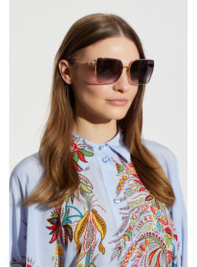 ETRO 女士太阳镜 ETRO0138S0000DG CO 金色 Sunglasses