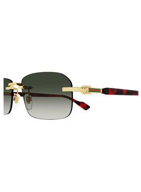GUCCI 男士眼镜 GG1221S006 SS2025 古驰灰色太阳镜配饰