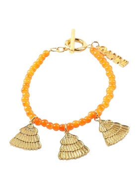 1h可退 潮奢 GANNI 甘尼 女士 手链 orange橙色 舒适时尚