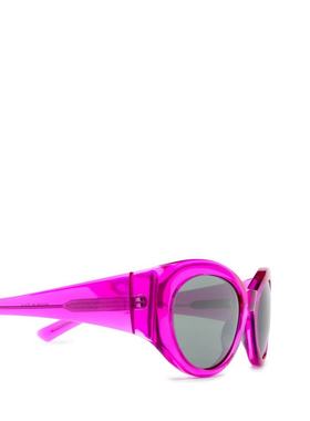 BALENCIAGA 女士眼镜 BB0267S004 SS2024 灰色 BB0267S