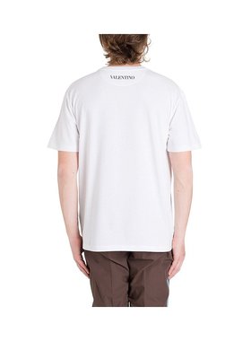 VALENTINO 男士T恤 TV0MG06P69H87M AW2023 黑色 VALENTINO MEN'S