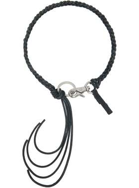 1h可退 潮奢 Our Legacy 男士 Braided Ladon 项链 A2268LBLLeath