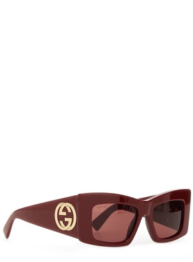 GUCCI 女士眼镜 819535J07406060 古驰红色CO