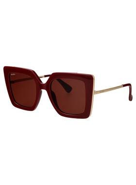 MAX MARA 女士太阳镜 MM0051S69S SS2025 红色 Mm0051/S Sunglass