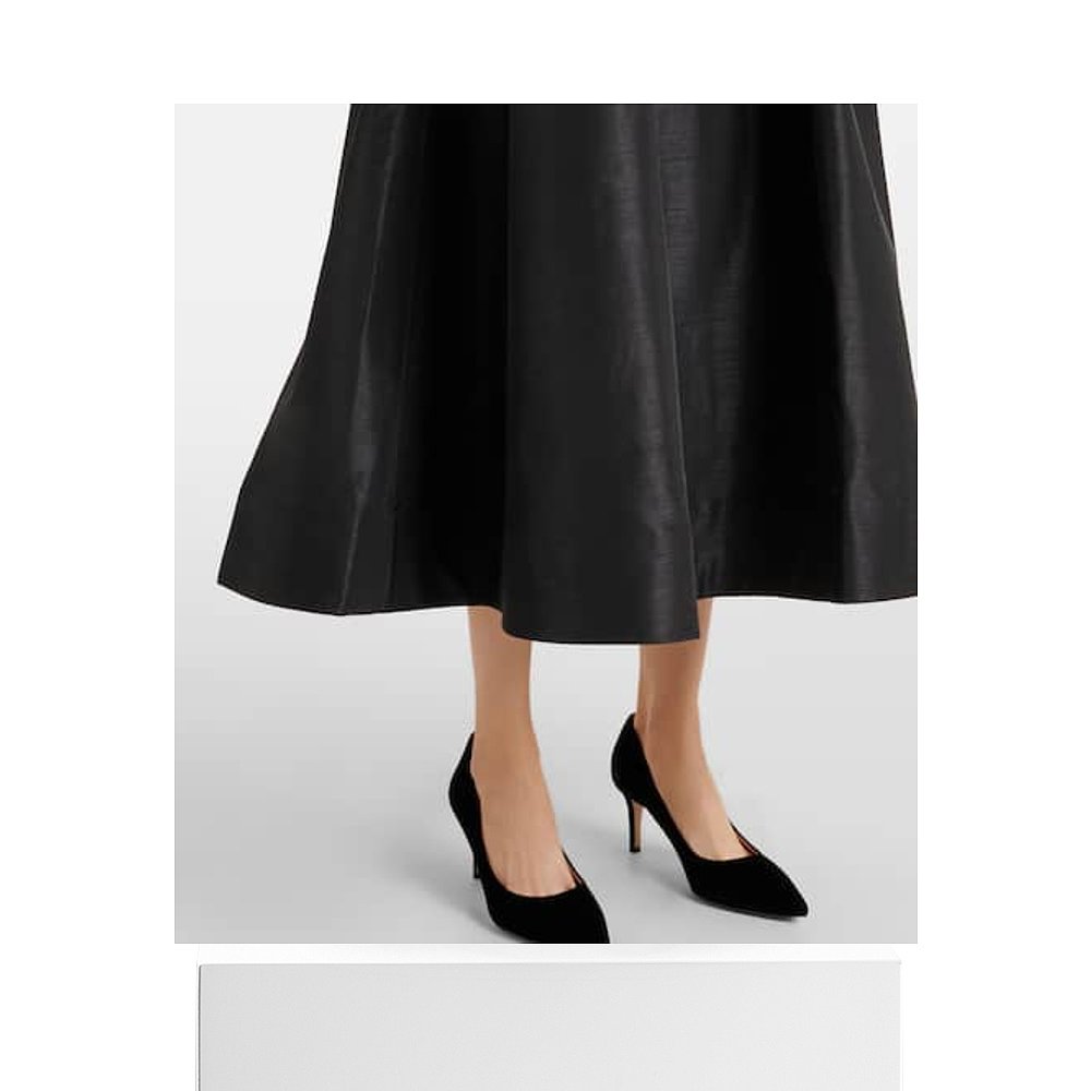 1h可退 潮奢 REBECCA VALLANCE 女士 Eliza 露肩中长连衣裙 - 图3