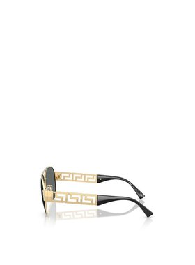 1h可退 VERSACE 男士眼镜 VE2289100287 SS2026 灰色 全框太阳镜