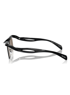 1h可退 PRADA 男士太阳镜 A15SSOLE1AB8C1 SS2025 黑色 1L6L5190A