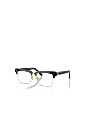 MIU MIU 女士眼镜 VMU11XV16K1O1A AW2024 黑色 徽标平光镜