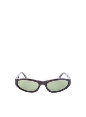 MARNI 男士眼镜 I5ZYHAVANA SS2026 灰色 椭圆形太阳镜