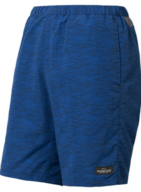 mont-bell 男士短裤 11057948 CO 蓝色 Print H2.OD Shorts Men's