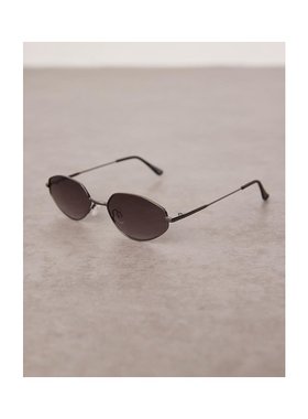 1h可退 潮奢 ASOS 男士 设计尖角椭圆形青铜色渐变烟灰色镜片太阳