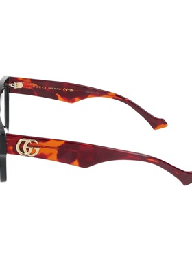 GUCCI 女士眼镜 GG1424O007 AW2024 黑色古驰