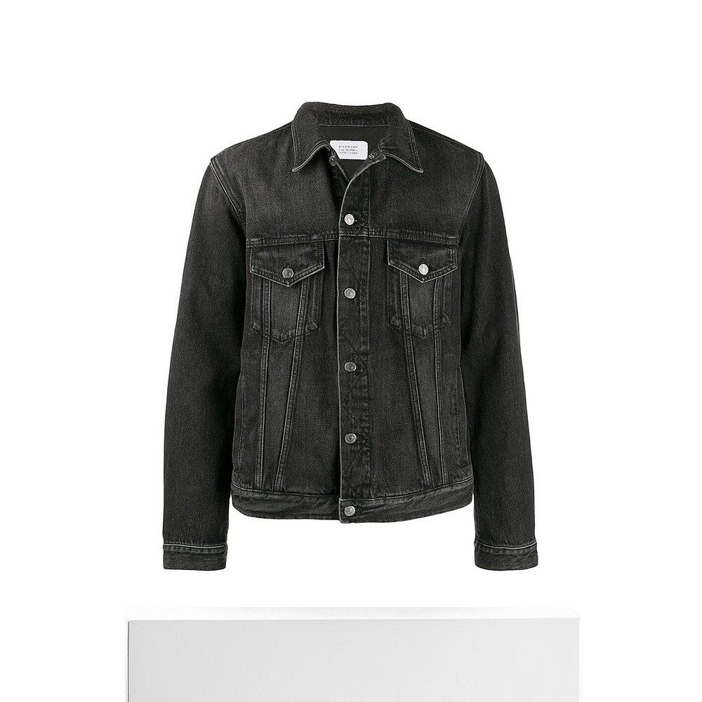 香港直邮givenchy经典标语印花牛仔 天猫国际香港直购夹克