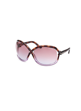 TOM FORD 男士太阳镜 FT106856Z AW2025 粉红色 logo标识太阳镜