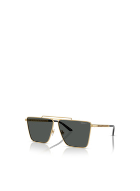 VERSACE 男士眼镜 VE2266100287 SS2026 金色 方框太阳眼镜