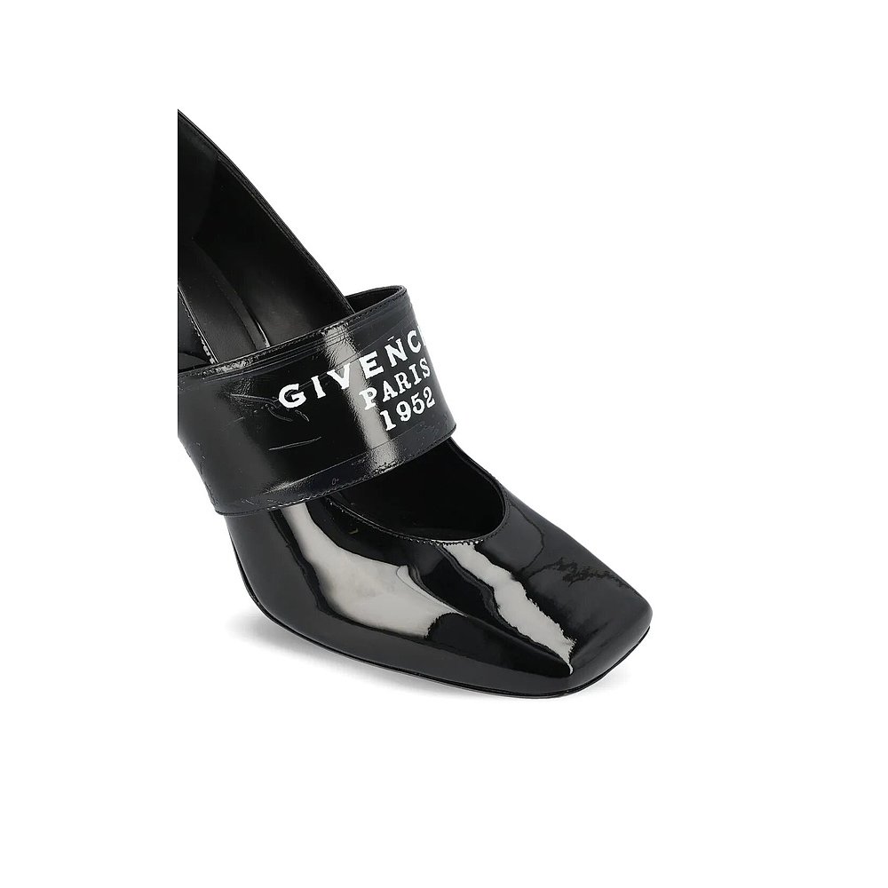 1h可退 GIVENCHY 女士高跟鞋 BE404JE2F6001 AW2025 黑色 ‘Squar - 图1