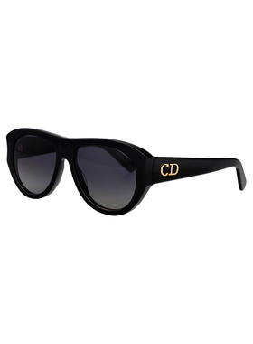 DIOR 女士太阳镜 CD40257I01B SS2026 黑色 DIORGLO支付后1h可退
