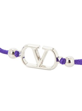 VALENTINO 女士手链手镯 WJ0X85KAZ817 SS2025 蓝色 徽标手链